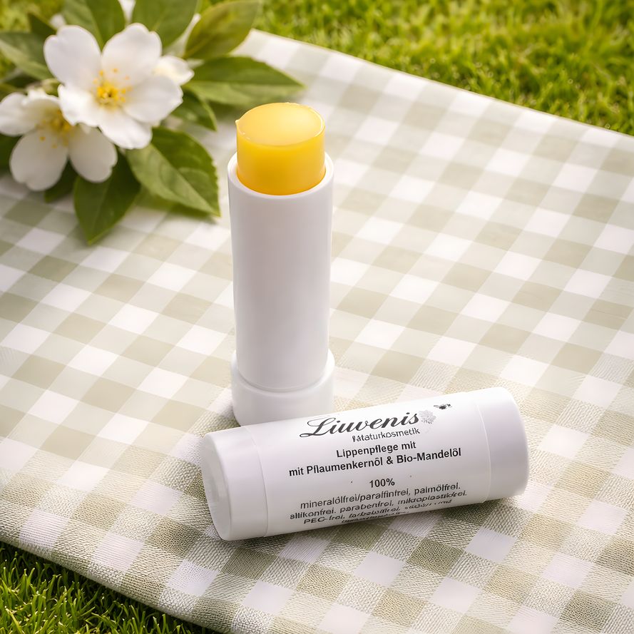Lippenpflege mit Pflaumenkernöl & Bio-Mandelöl 4,8g
